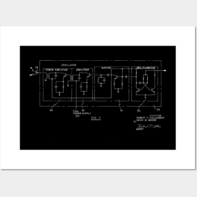 Bio-instrumentation Apparatus Vintage Patent Hand Drawing Wall Art by TheYoungDesigns